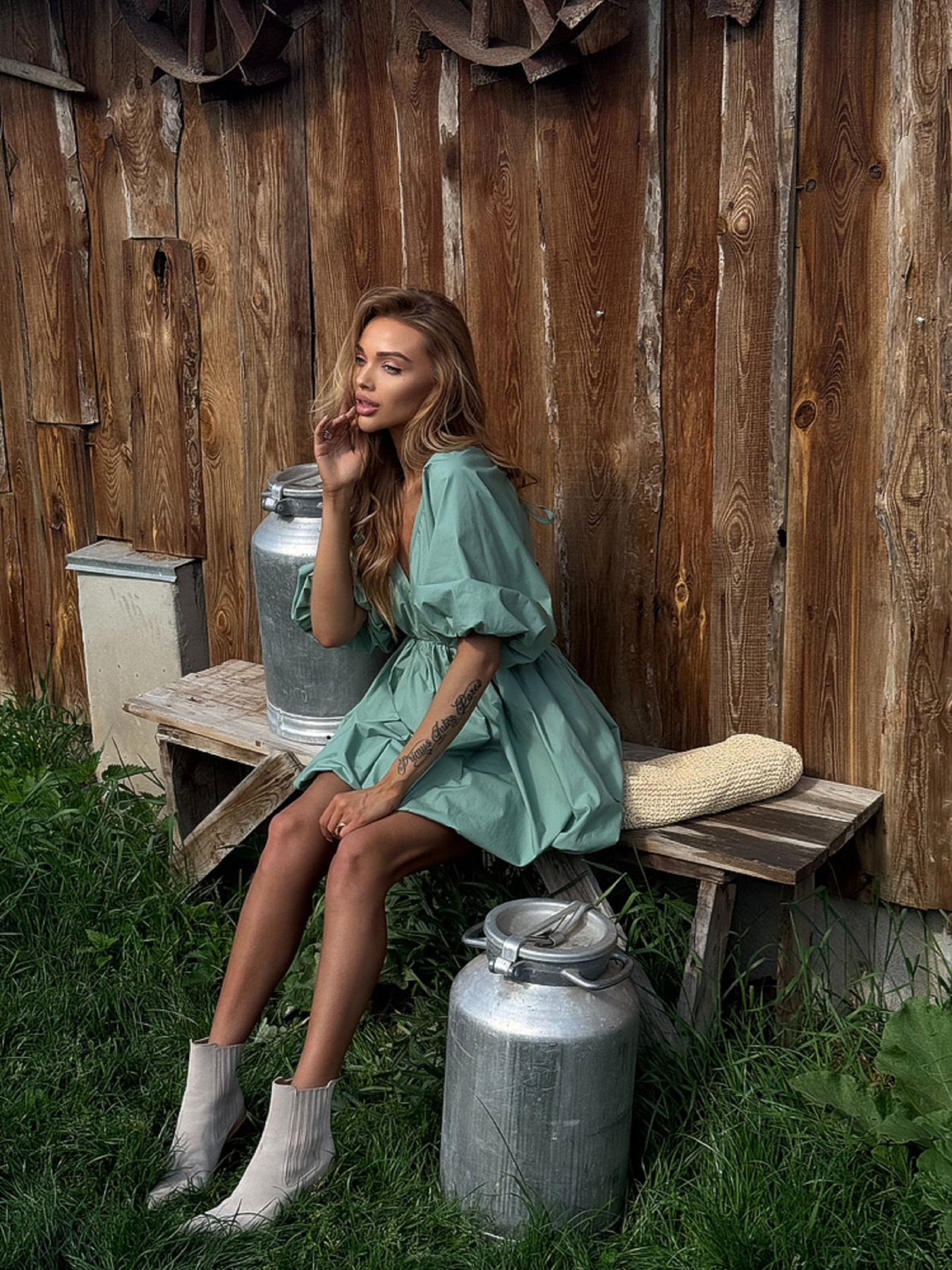 Платье мини Milirud модель mil551-olivkovij Фото