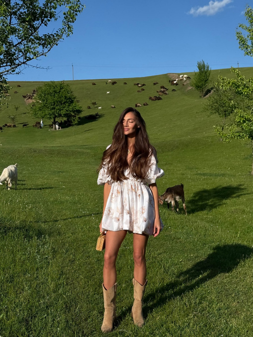 Сукня міні Milirud модель mil551-bezhevij Фото