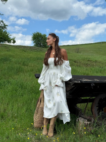 Платье макси Milirud модель mil622-zhovtij Фото