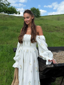 Платье макси Milirud модель mil622-zhovtij Фото