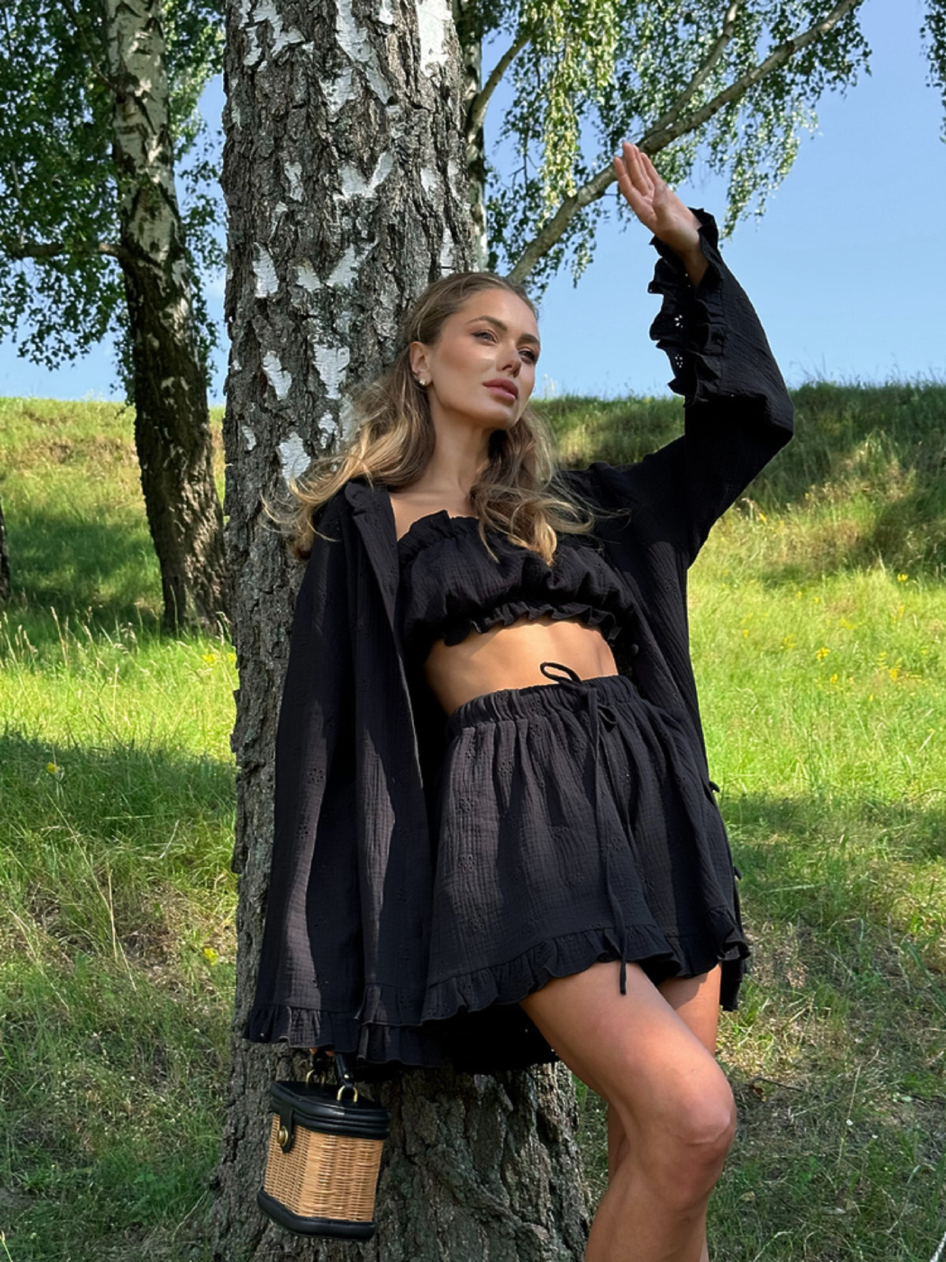 Повседневный костюм Milirud модель mil567-chornij Фото