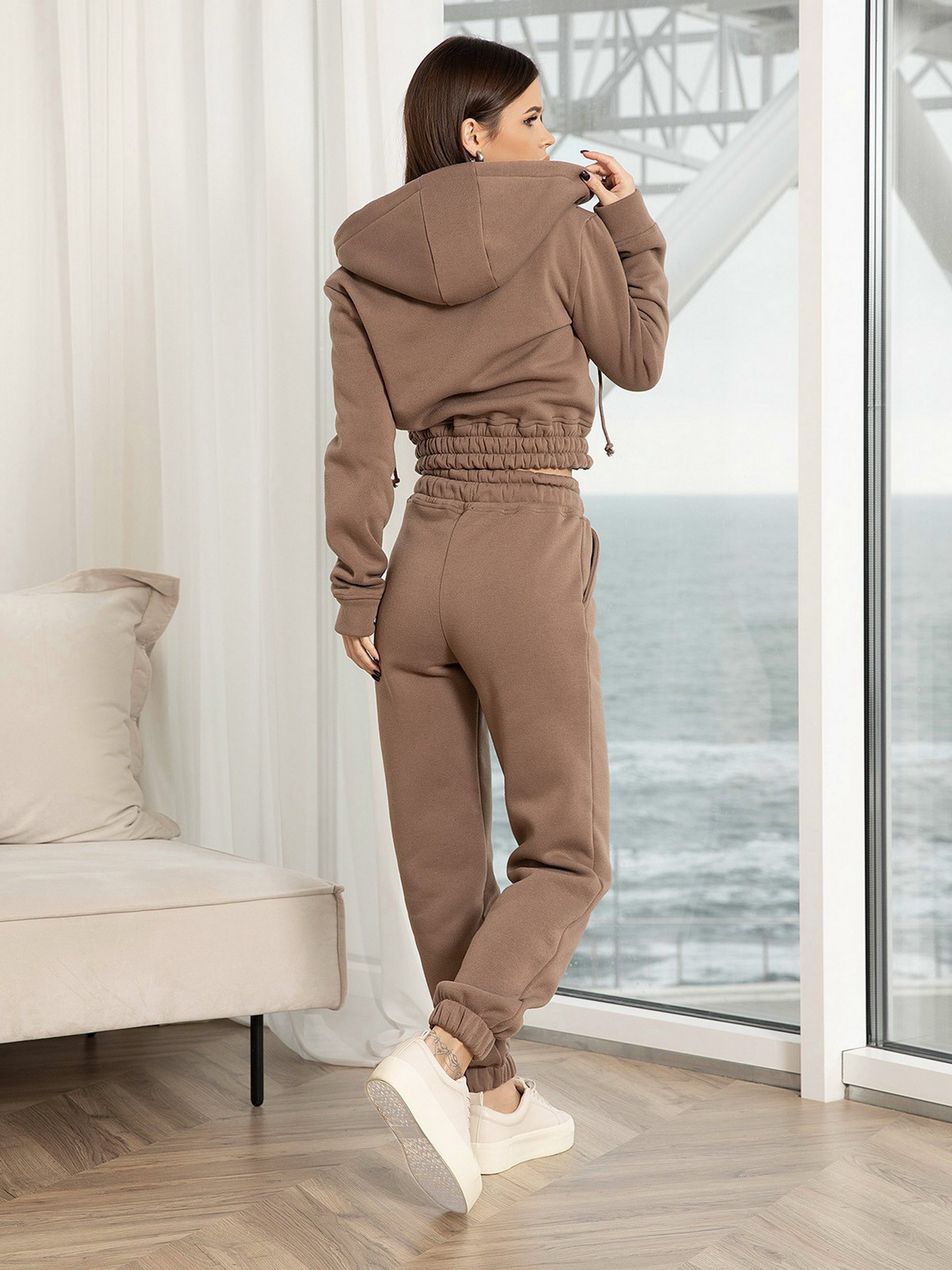 Спортивний костюм ISSA Plus модель SA-355_brown Фото