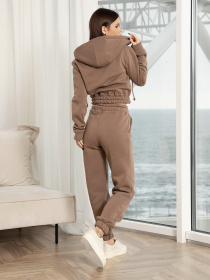 Спортивний костюм ISSA Plus модель SA-355_brown Фото