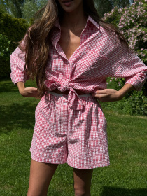 Рубашка повседневная Milirud модель mil571-chervonij Фото