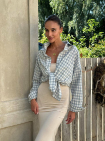 Сорочка повсякденна Milirud модель mil571-dzhinsovij Фото