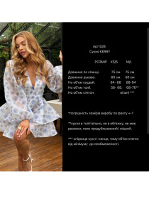 Платье мини Milirud модель mil628-blakitnij Фото