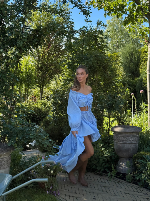 Повседневный костюм Milirud модель mil501-blakitnij Фото