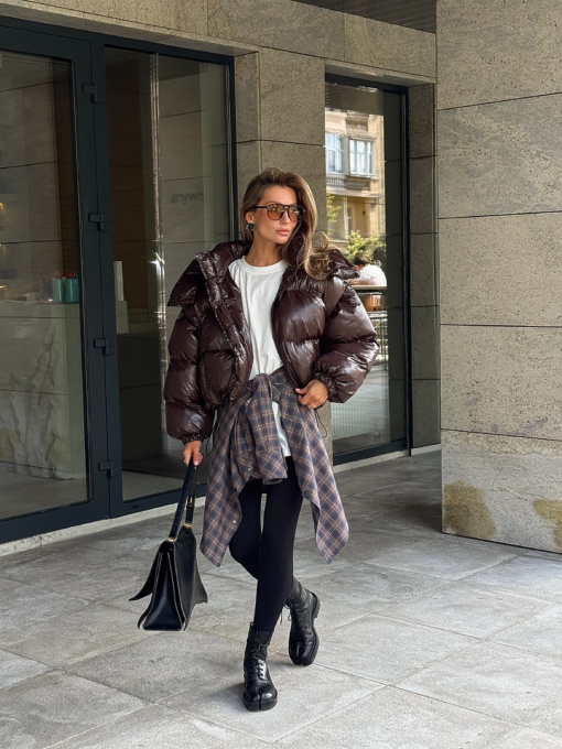 Куртки Milirud модель mil633-shokoladnij-glqnecx Фото