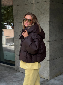 Зимова куртка Milirud модель mil633-shokoladnij-rejns Фото