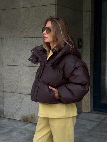 Зимова куртка Milirud модель mil633-shokoladnij-rejns Фото