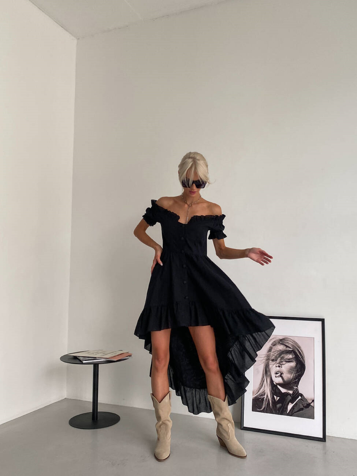 Платье миди Milirud модель mil504-chornij Фото