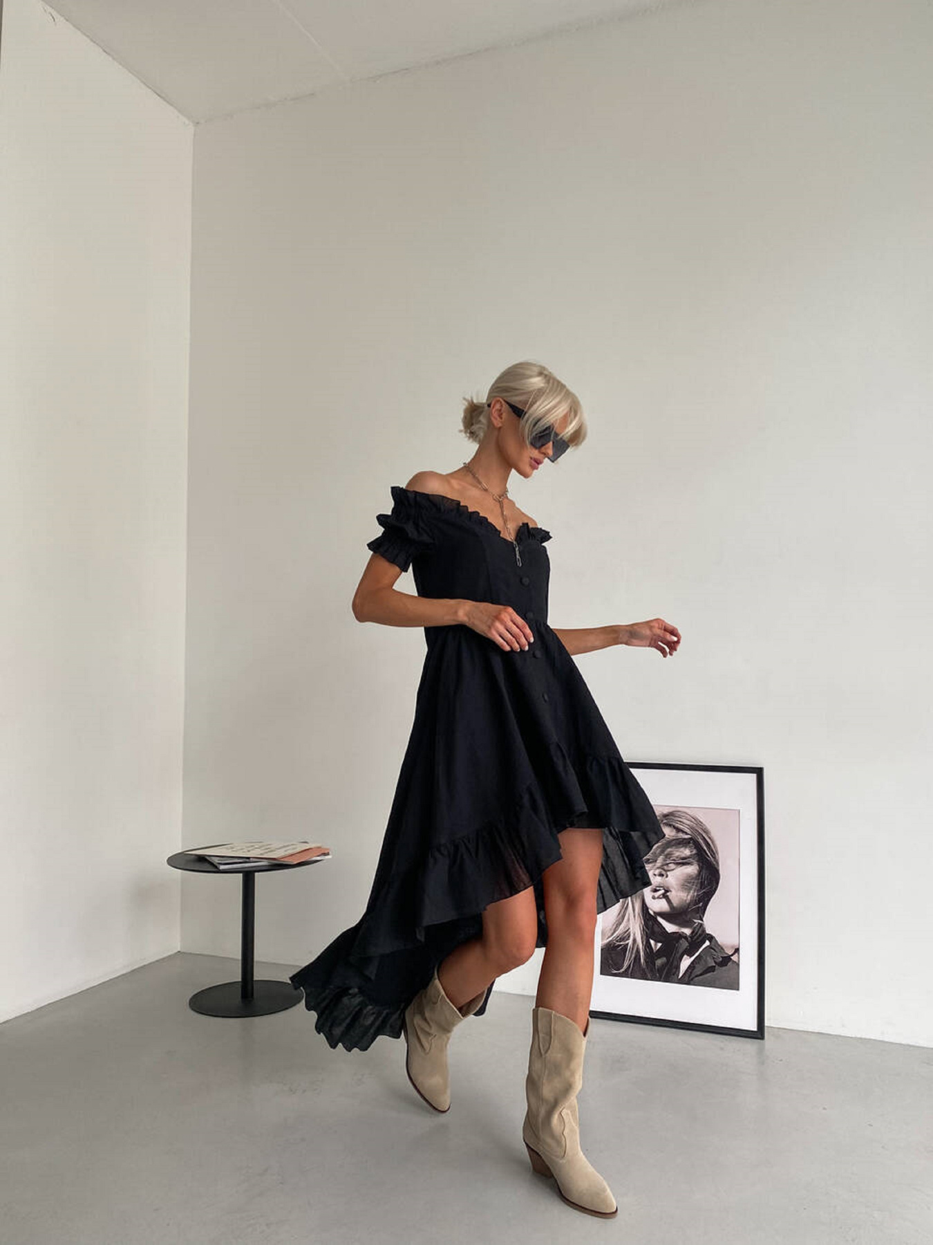 Платье миди Milirud модель mil504-chornij Фото