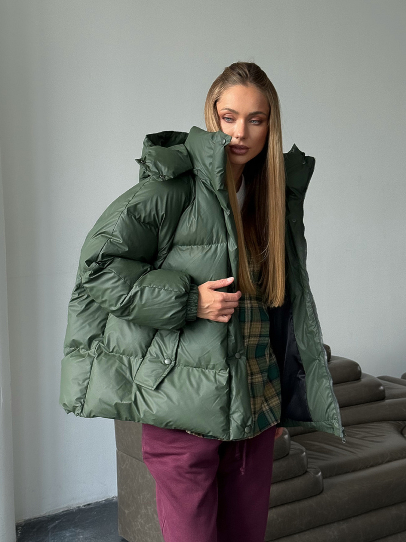 Зимняя куртка Milirud модель mil631-olivka-rejns Фото