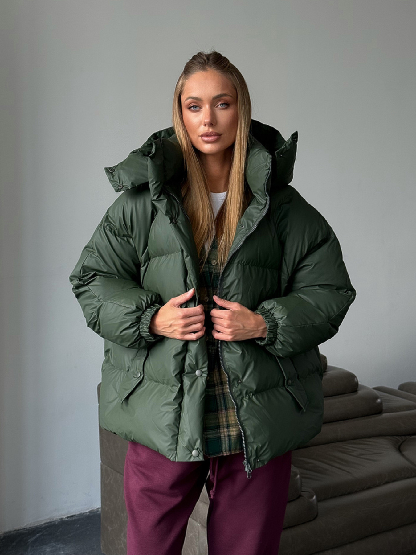 Зимняя куртка Milirud модель mil631-olivka-rejns Фото