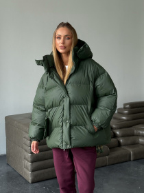 Зимняя куртка Milirud модель mil631-olivka-rejns Зимняя куртка Milirud модель mil631-olivka-rejns Фото