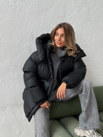 Зимова куртка Milirud модель mil587-chornij-rejns Фото