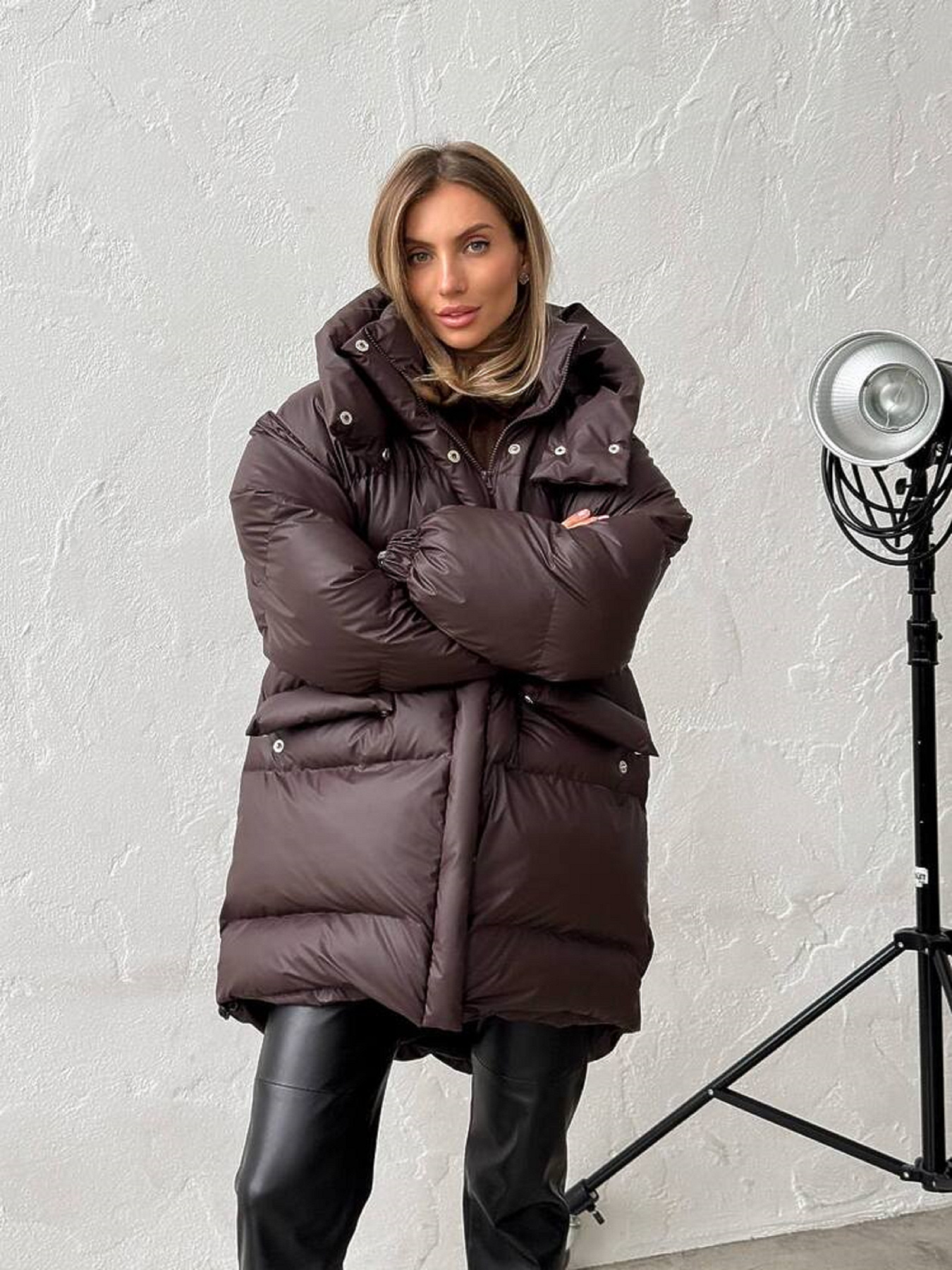 Зимняя куртка Milirud модель mil587-shokolad-rejns Фото