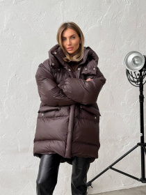 Зимняя куртка Milirud модель mil587-shokolad-rejns Фото