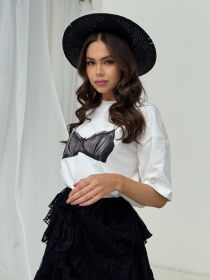 Юбка мини Milirud модель mil626-chornij Фото