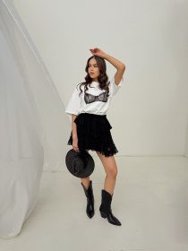 Юбка мини Milirud модель mil626-chornij Фото