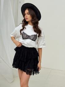 Юбка мини Milirud модель mil626-chornij Фото