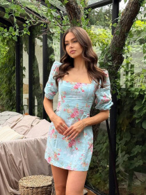 Платье мини Milirud модель mil625-akvamarin Фото