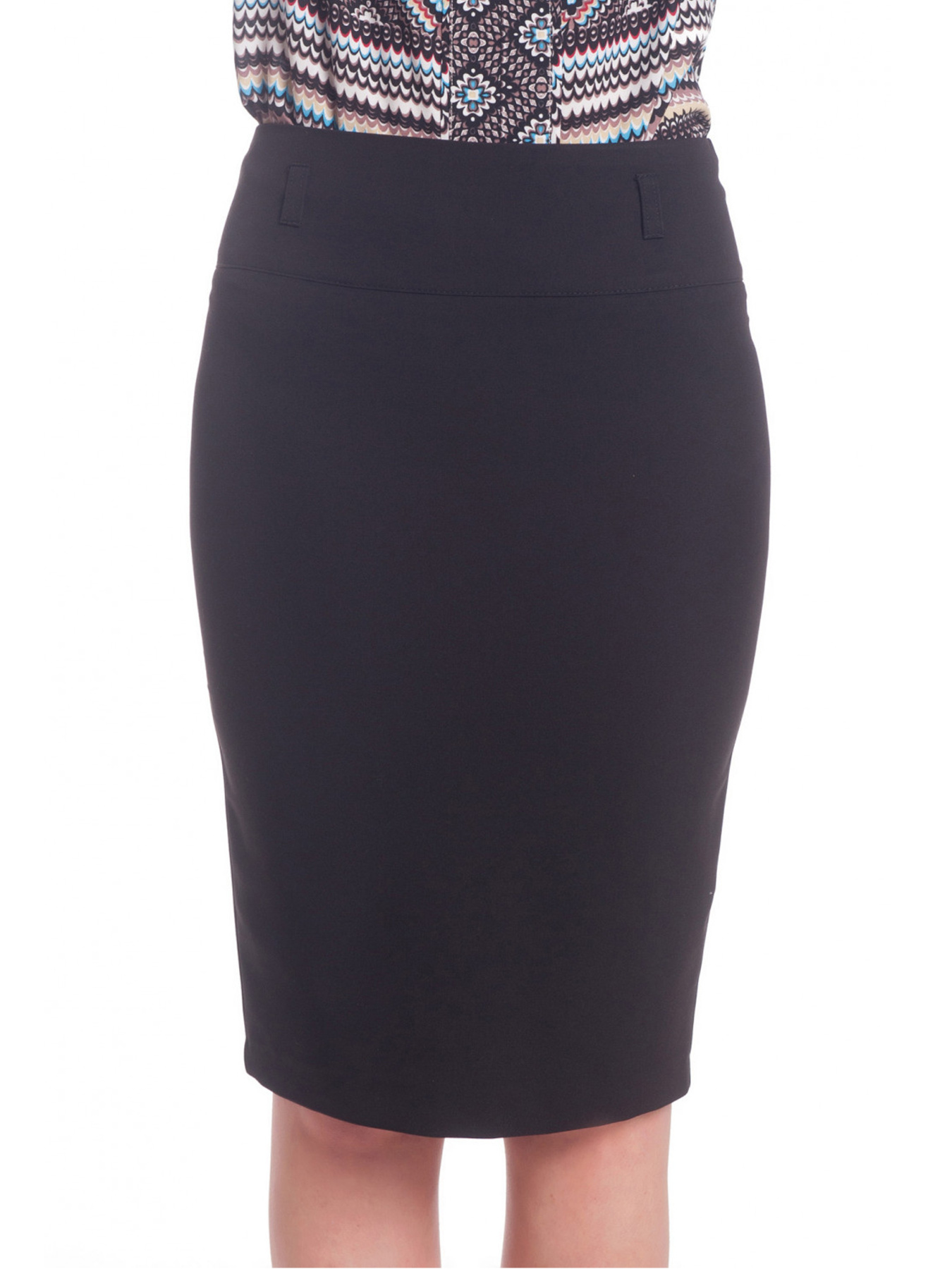 Юбка миди LadyLike модель ll109060090-chornij Фото