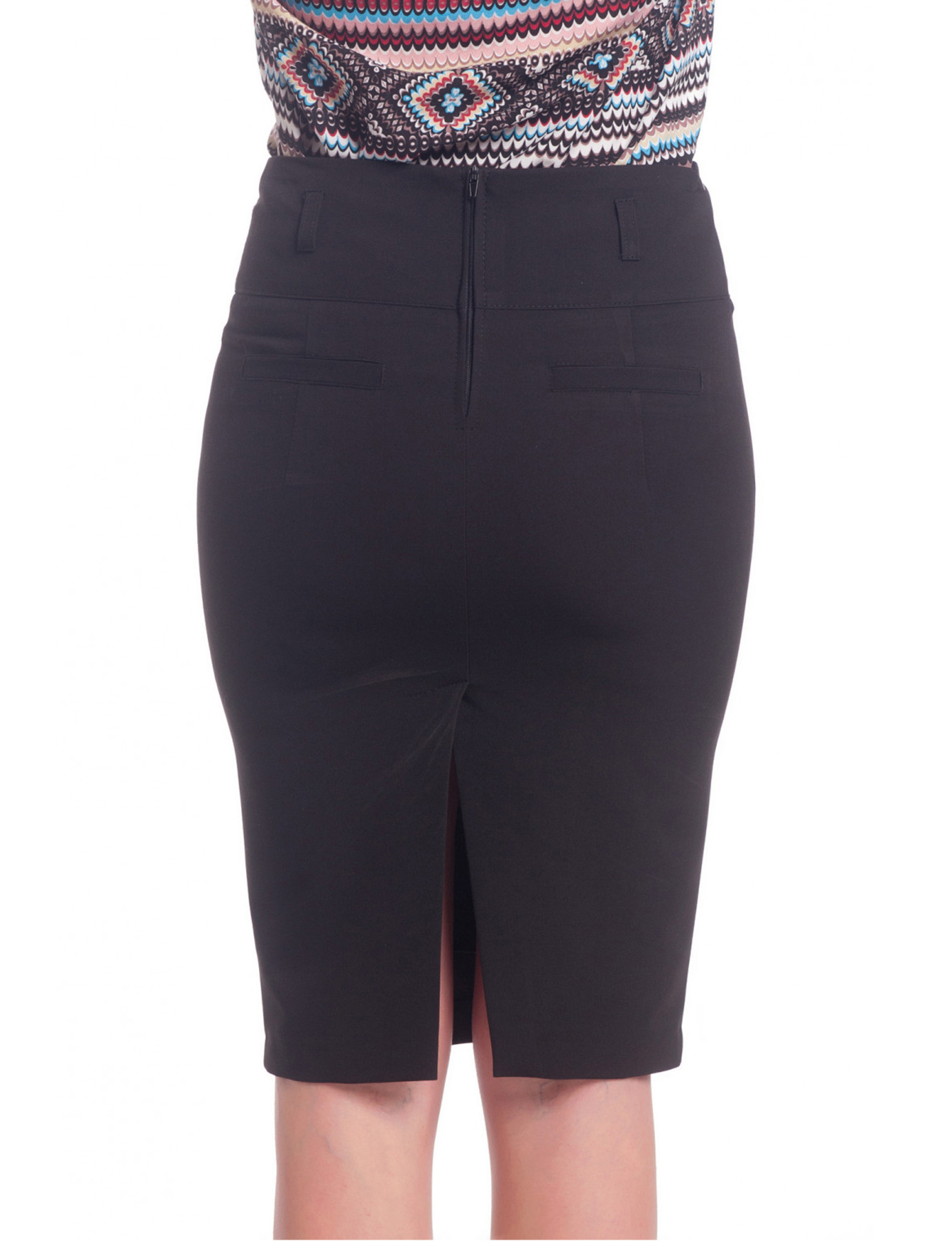 Юбка миди LadyLike модель ll109060090-chornij Фото