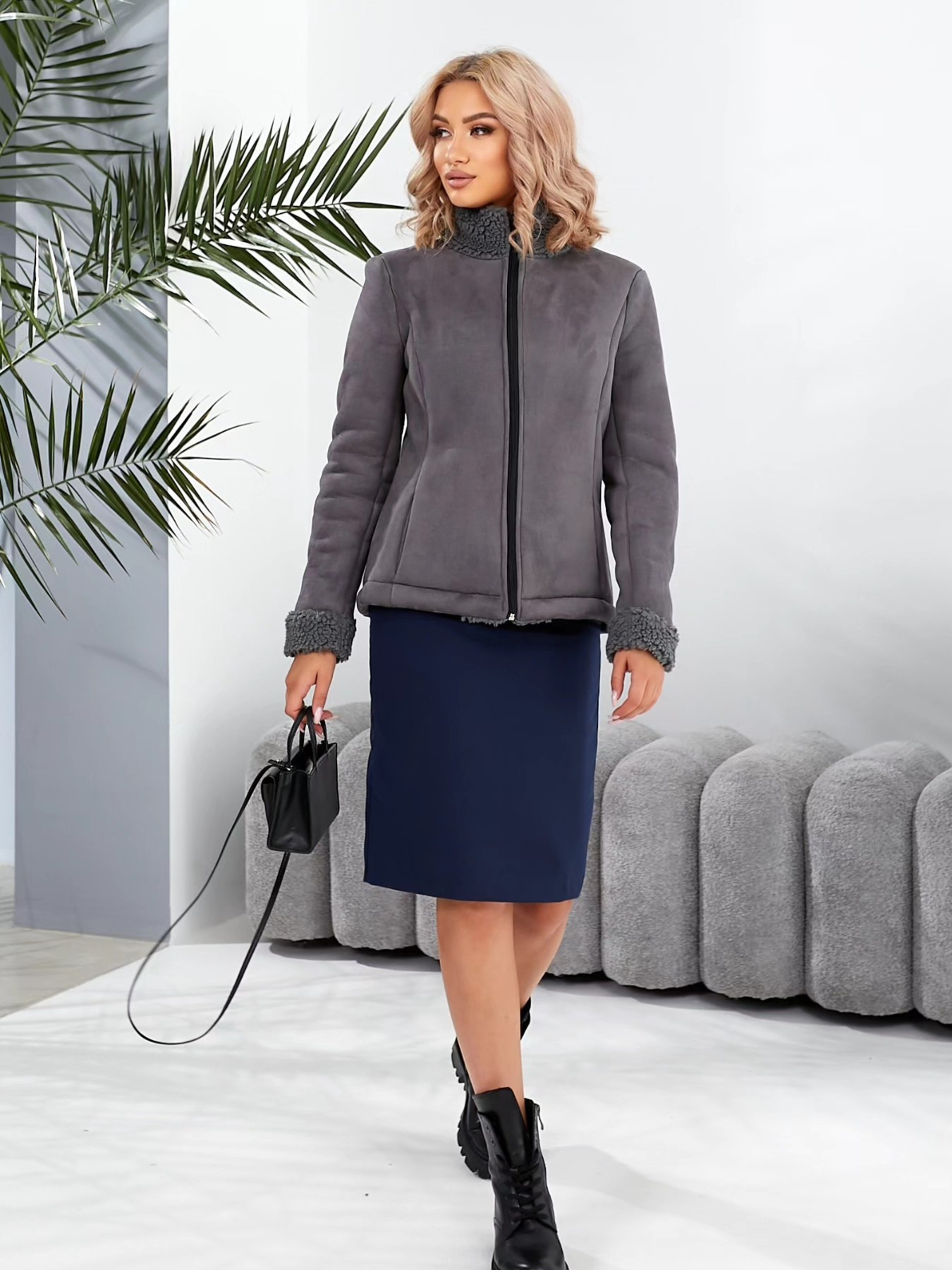 Дубленка LadyLike модель ll06480091-srij Фото