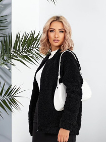 Бомбер LadyLike модель ll06960090-chornij Бомбер LadyLike модель ll06960090-chornij Фото