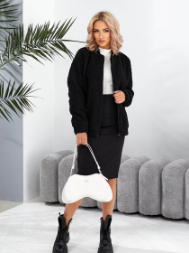 Бомбер LadyLike модель ll06960090-chornij Фото