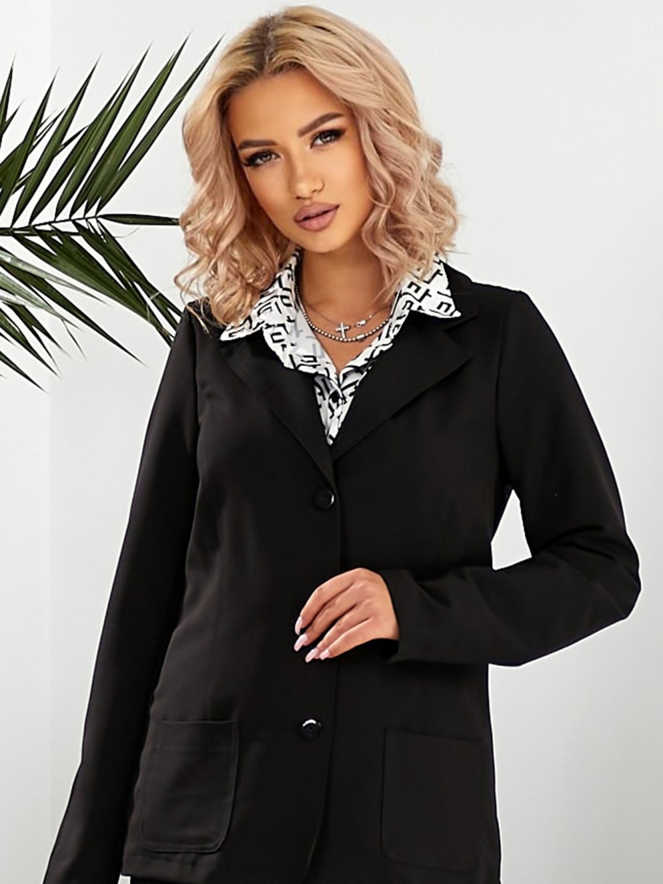 Блейзер LadyLike модель ll08020090-chornij Фото