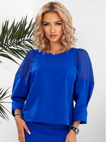 Блуза LadyLike модель ll05420067-sinj Фото