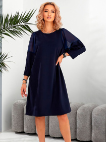 Платье миди LadyLike модель ll05320063-sinj Фото