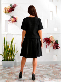 Юбка миди LadyLike модель ll72660090-chornij Фото