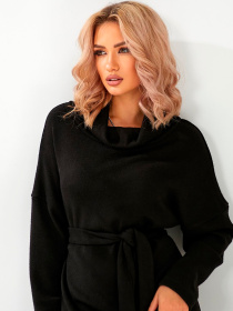 Платье миди LadyLike модель ll187070090-chornij Фото