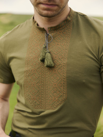 Вишита сорочка Folk Moda модель fm3049-hak Фото