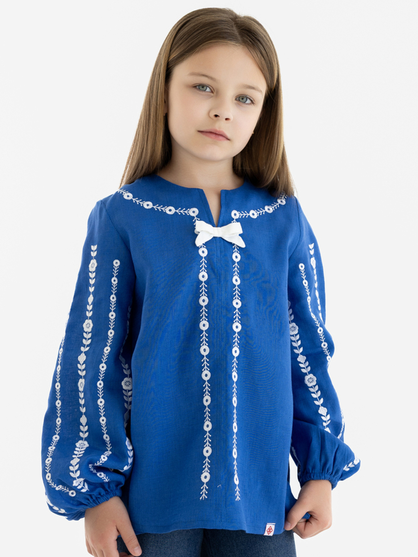 Вышитая рубашка Folk Moda модель fm3031-ndgo Фото