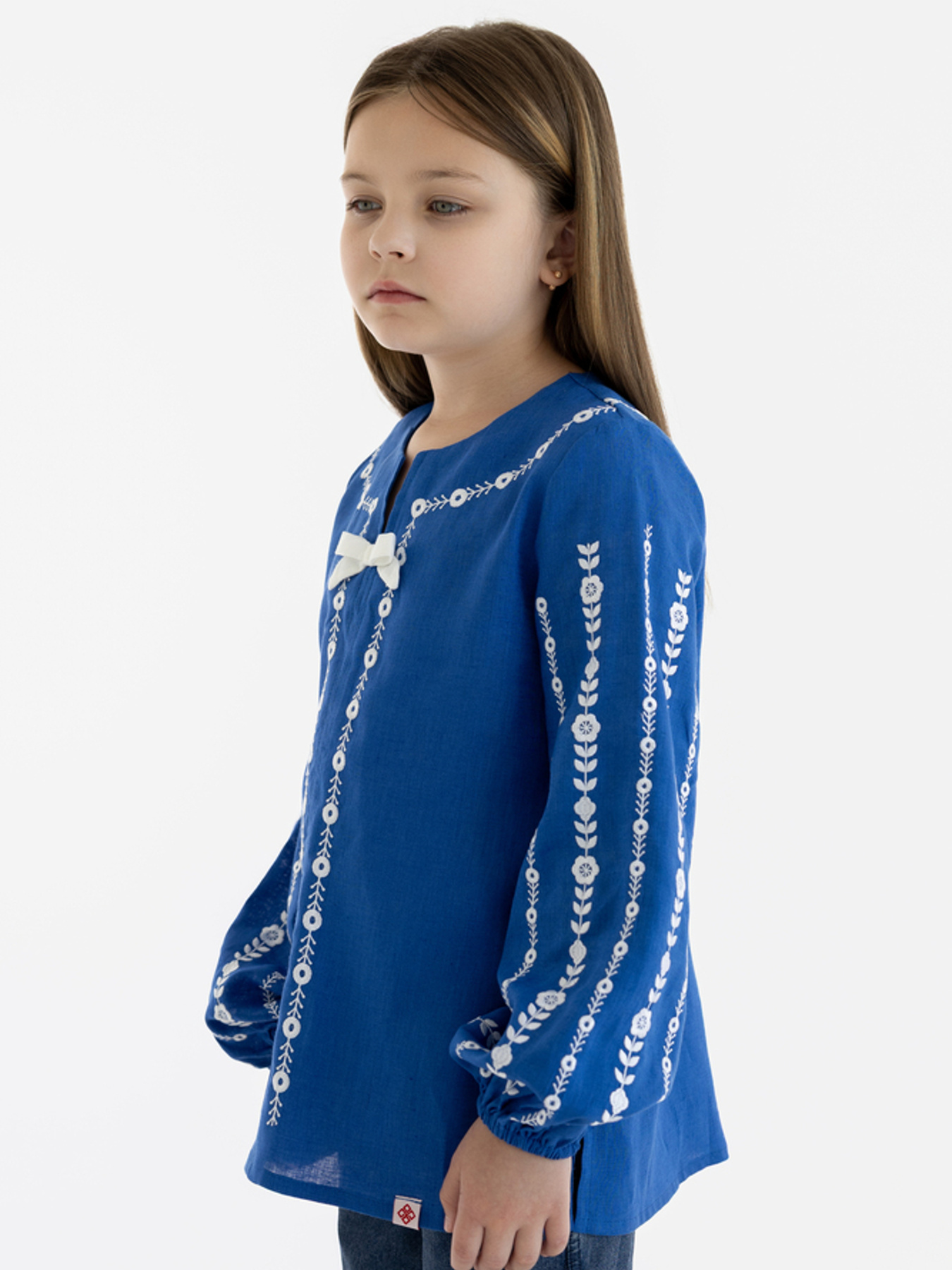 Вышитая рубашка Folk Moda модель fm3031-ndgo Фото