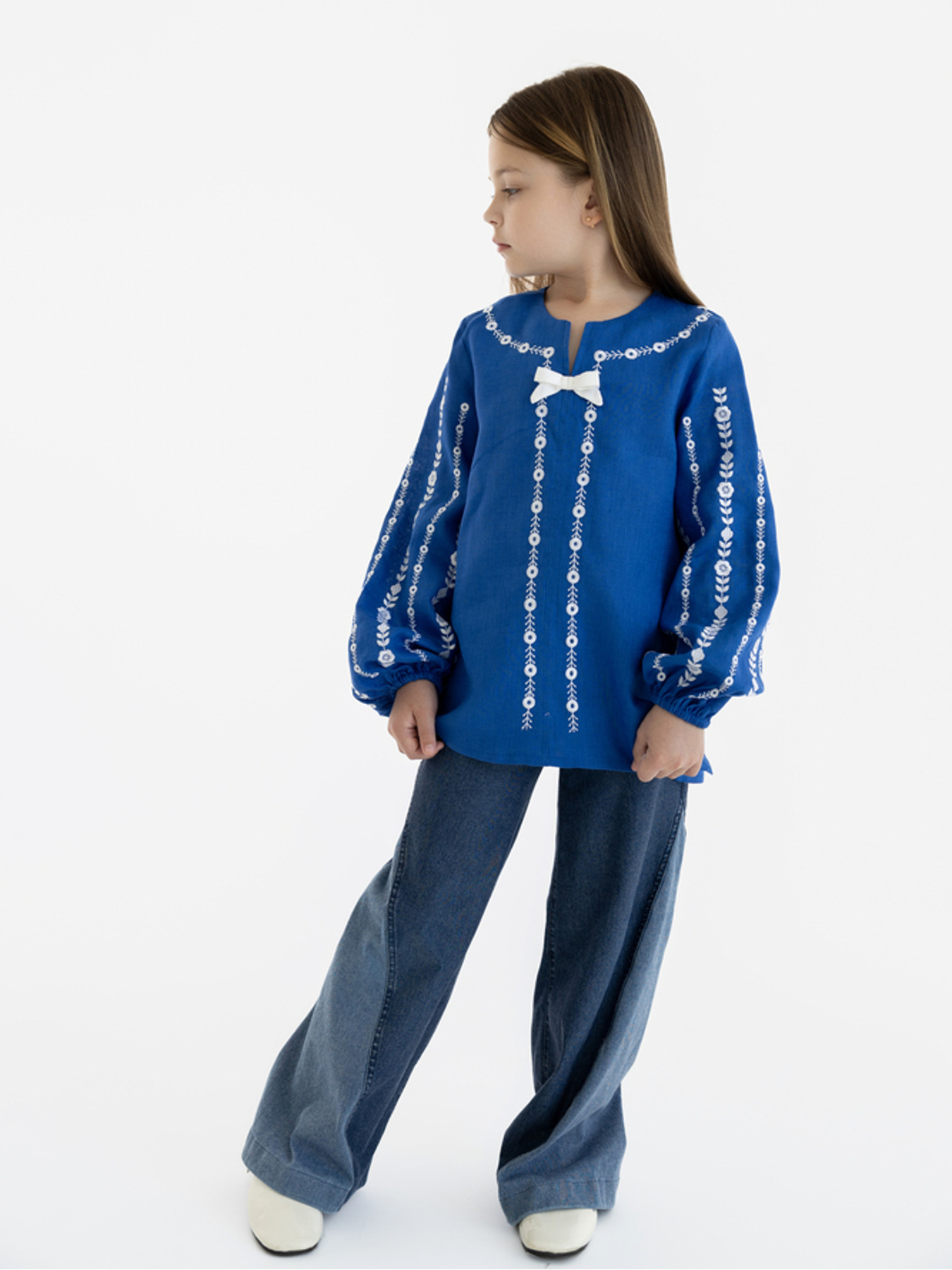 Вышитая рубашка Folk Moda модель fm3031-ndgo Фото