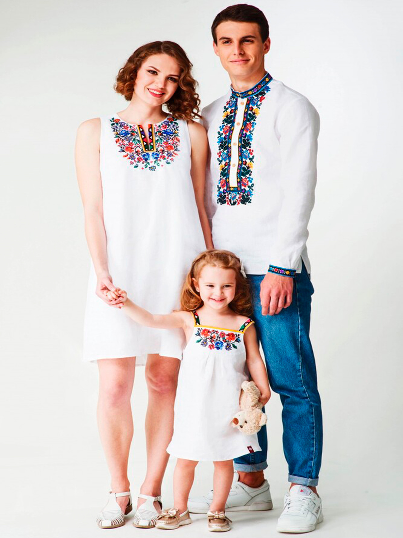 Вышитое платье Folk Moda модель fm3017-blij Фото