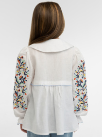 Вышитая рубашка Folk Moda модель fm3021-blij Фото