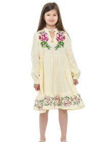 Вышитое платье Folk Moda модель fm3004-vershkovij Фото