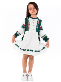 Вышитое платье Folk Moda модель fm2901-vershkovij Фото