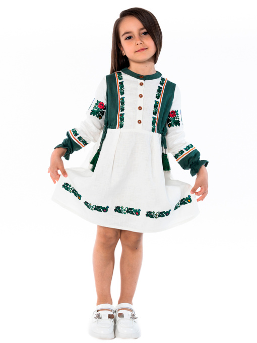 Вышитое платье Folk Moda модель fm2901-vershkovij Фото