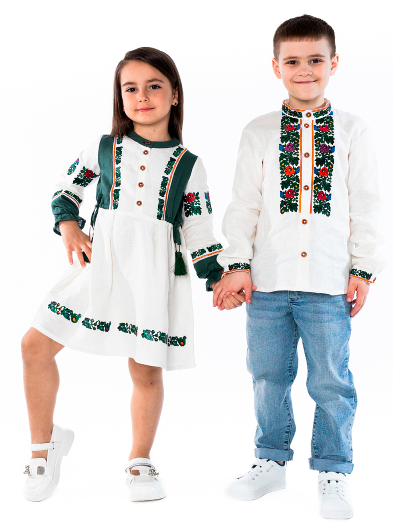 Вышитая рубашка Folk Moda модель fm2884-vershkovij Фото