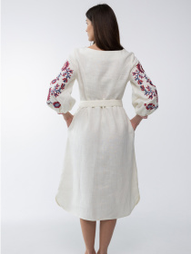 Вышитое платье Folk Moda модель fm2868-vershkovij Фото