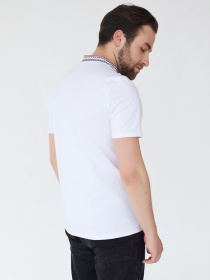 Вышитая рубашка Folk Moda модель fm2830-blij Фото