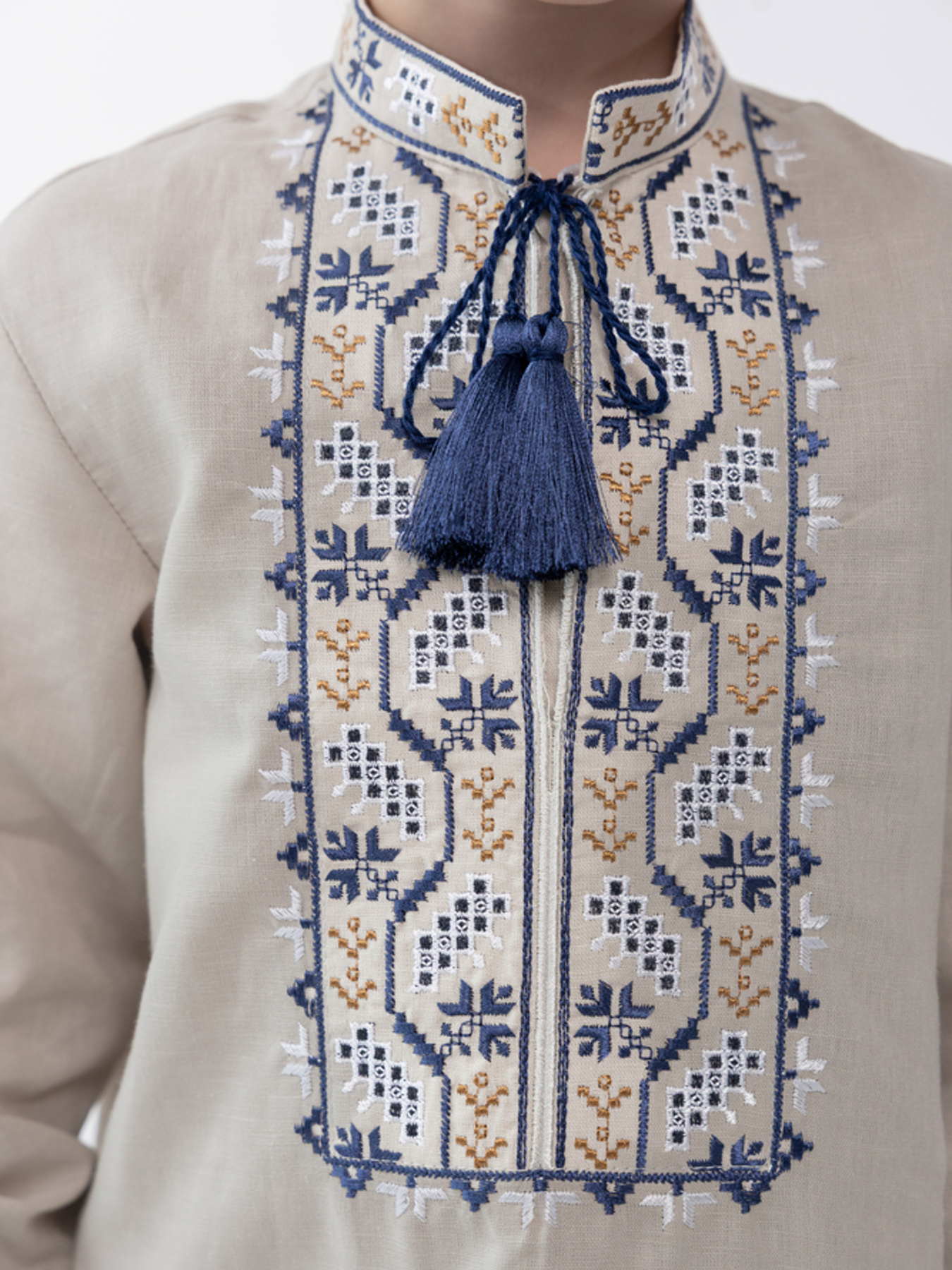 Вишита сорочка Folk Moda модель fm2714-srij Вишита сорочка Folk Moda модель fm2714-srij Фото