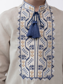 Вишита сорочка Folk Moda модель fm2714-srij Вишита сорочка Folk Moda модель fm2714-srij Фото